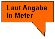 Rechteckige Legende: Laut Angabe
in Meter
